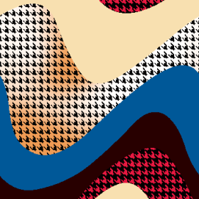 几何条纹千鸟格矢量图服装纺织面料水印数码印花金昌花型纺织印花素材