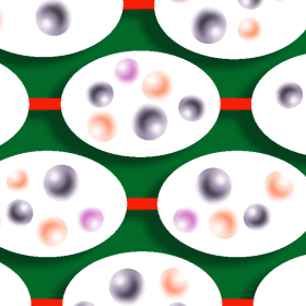 几何圆形矢量图服装纺织面料水印数码印花金昌花型素材