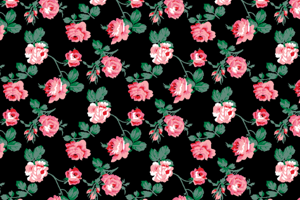 植物牡丹花卉矢量图服装纺织面料水印数码印花金昌花型素材