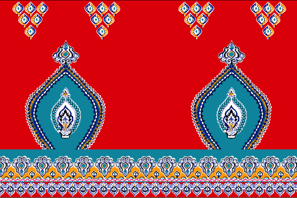 复古几何花纹拼接矢量图服装纺织面料水印数码印花金昌花型素材