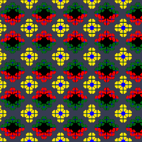 几何心形图案拼接矢量图服装纺织面料水印数码印花金昌花型素材