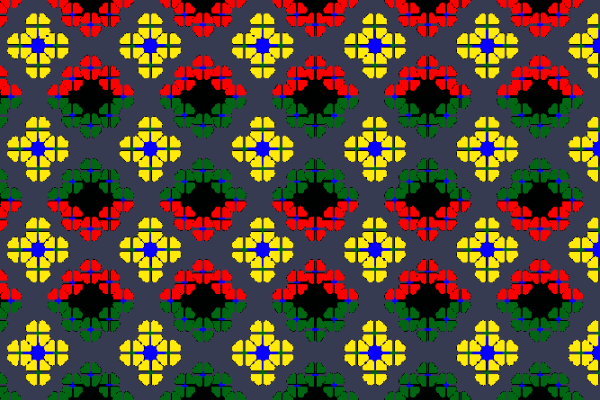 几何心形图案拼接矢量图服装纺织面料水印数码印花金昌花型素材