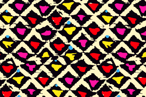 几何多彩图案拼接矢量图服装纺织面料水印数码印花金昌花型素材