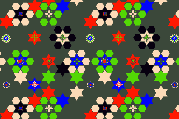 几何多彩多边形拼接矢量图服装纺织面料水印数码印花金昌花型素材