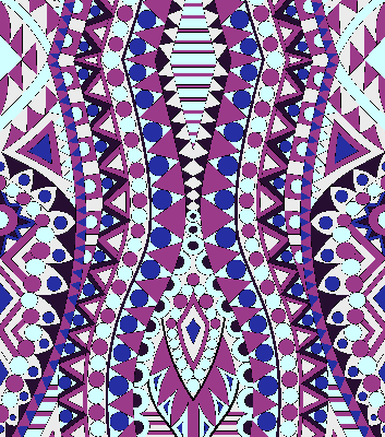 几何复古印花矢量图服装纺织面料水印数码印花金昌花型素材