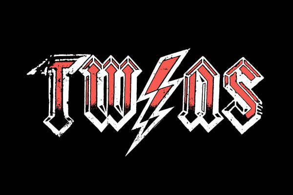 渐变色哥特字母矢量图服装裁片T恤烫图印花花型素材