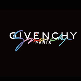 Givenchy-logo字母元素矢量图服装裁片T恤烫图印花花型素材