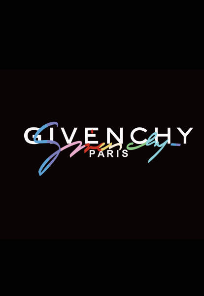 givenchy-logo字母元素矢量图服装裁片t恤烫图印花花型素材