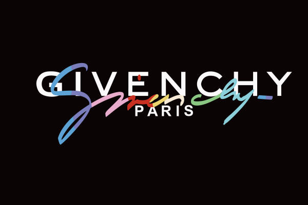 Givenchy-logo字母元素矢量图服装裁片T恤烫图印花花型素材