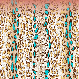 多彩几何豹纹拼接矢量图服装纺织面料水印数码印花金昌花型素材