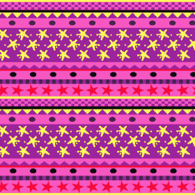 几何图案圆形五角星拼接矢量图服装纺织面料水印数码印花金昌花型素材