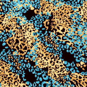 几何双色豹纹拼接矢量图服装纺织面料水印数码印花金昌花型素材