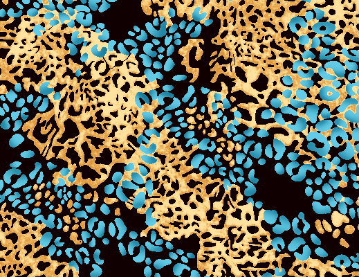 几何双色豹纹拼接矢量图服装纺织面料水印数码印花金昌花型素材