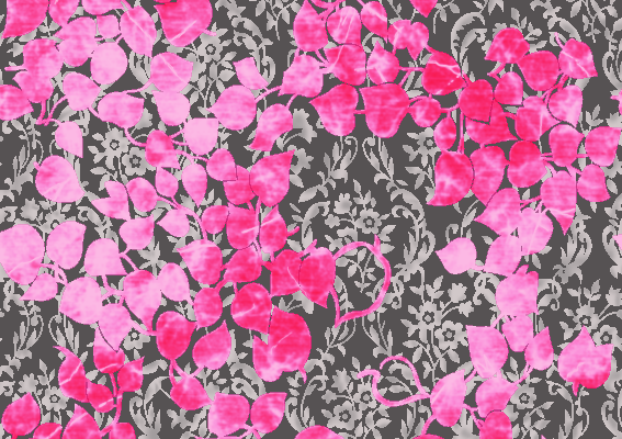 几何花瓣植物花朵拼接矢量图服装纺织面料水印数码印花金昌花型素材