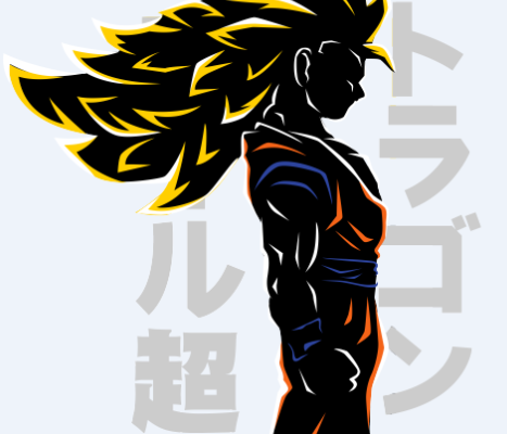 卡通动漫人物孙悟空图案服装裁片T恤烫图印花花型素材