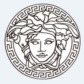 人物品牌范思哲图案服装裁片T恤烫图印花花型素材