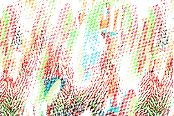 几何涂鸦牡丹花矢量图服装纺织面料水印数码印花金昌花型素材