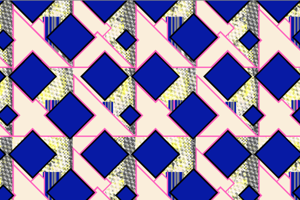 几何图形拼接矢量图服装纺织面料水印数码印花金昌花型素材