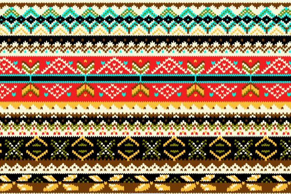 几何多彩花纹拼接矢量图服装纺织面料水印数码印花花型素材