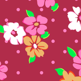 植物桃花矢量图服装纺织面料水印数码印花金昌花型素材