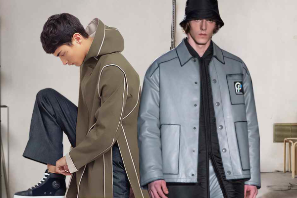 2020春夏男装皮衣工艺趋势预测边缘设计