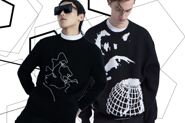 2020春夏男装图案工艺趋势预测线性图案