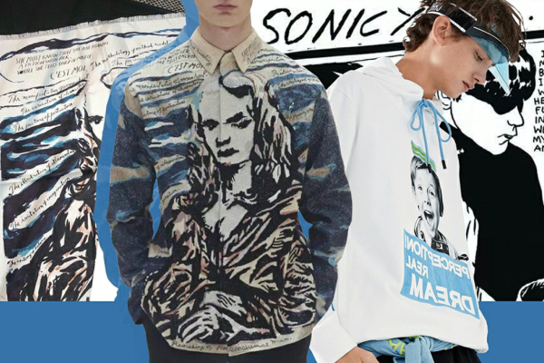 2020春夏男装图案工艺趋势预测写实人物