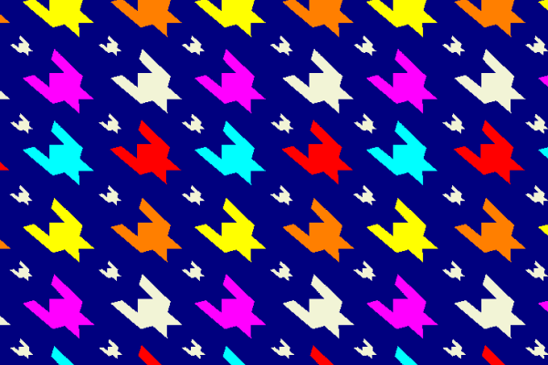 几何多边形花纹拼接矢量图服装纺织面料水印数码印花金昌花型素材