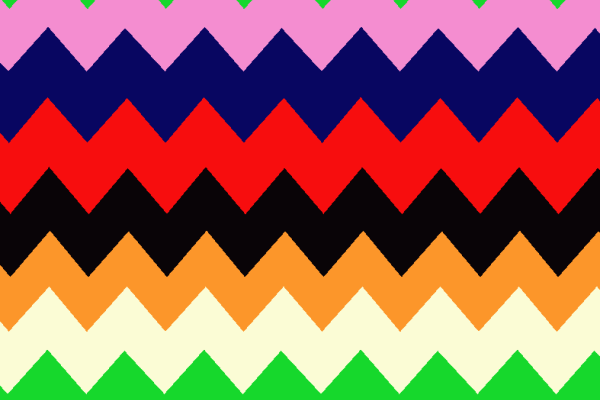 几何多彩波浪花纹矢量图服装纺织面料水印数码印花金昌花型素材