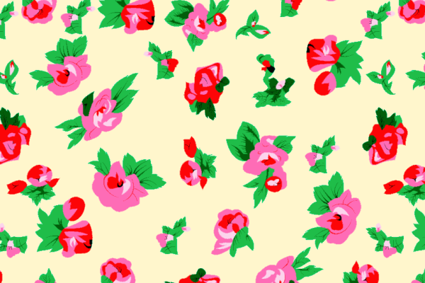 几何植物花卉矢量图服装纺织面料水印数码印花金昌花型素材