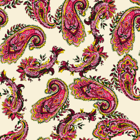 几何腰果花纹拼接矢量图服装纺织面料水印数码印花金昌花型素材