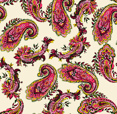 几何腰果花纹拼接矢量图服装纺织面料水印数码印花金昌花型素材