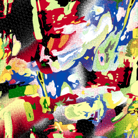 几何多彩涂鸦矢量图服装纺织面料水印数码印花金昌花型素材