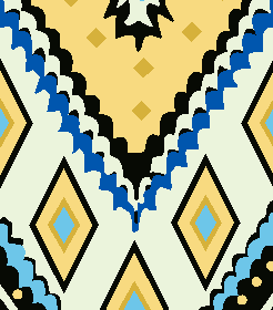 几何菱形波浪矢量图服装纺织面料水印数码印花金昌花型素材