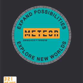 圆形图案字母数字拼接矢量图服装裁片T恤烫图印花花型素材