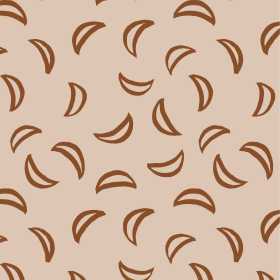 几何月牙形图案矢量图服装纺织面料数码印花花型回位图