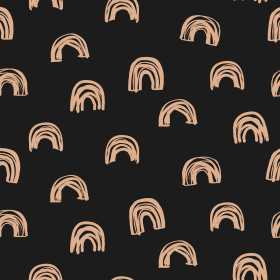 几何线条拱形图案矢量图服装纺织面料数码印花花型素材