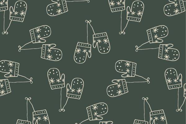 几何条纹手套矢量图服装纺织面料数码印花花型素材