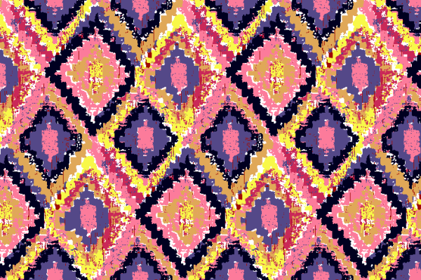 多彩几何图案拼接矢量图服装纺织面料水印数码印花金昌花型素材