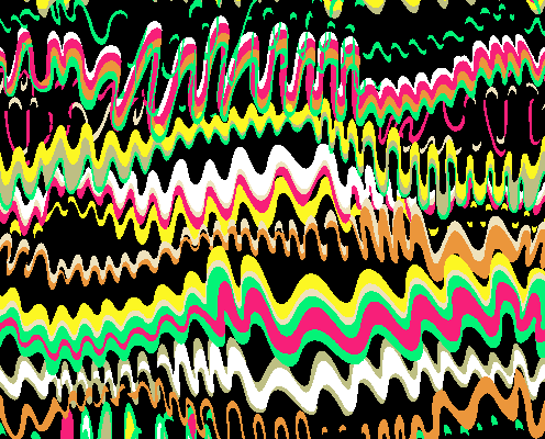 几何波浪涂鸦矢量图服装纺织面料水印数码印花金昌花型素材