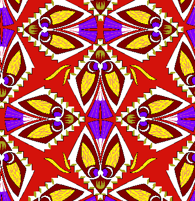 几何花纹抽象昆虫矢量图服装纺织面料水印数码印花金昌花型素材