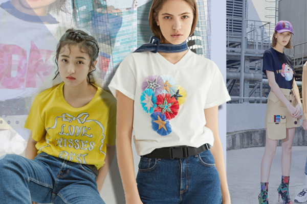 2020春夏女装T恤图案工艺潮酷新说