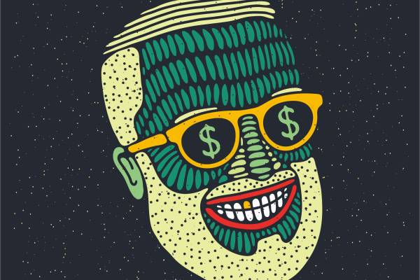 人物头像圆点矢量图服装T恤裁片烫图印花花型素材