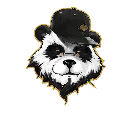 动物国宝熊猫图像服装T恤裁片烫图印花花型素材