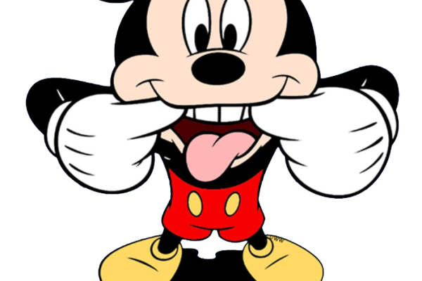 卡通人物米奇字母印花图案服装T恤裁片烫图印花花型素材