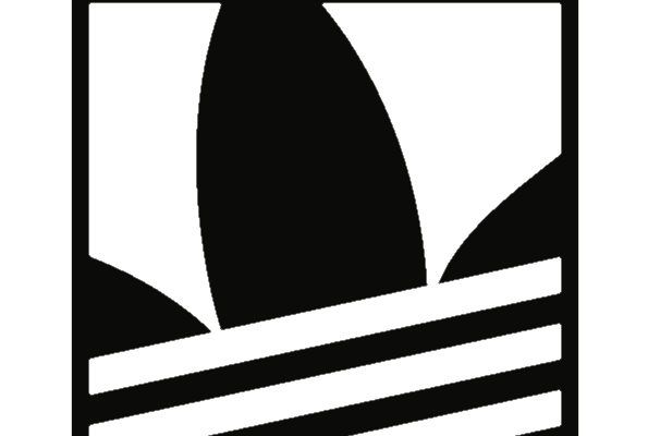 字母Adidas三叶草印花图案服装T恤裁片烫图印花花型素材