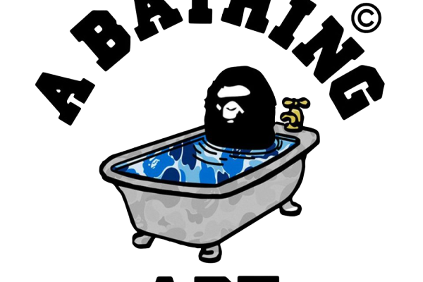 潮牌字母APE印花图案服装T恤裁片烫图印花花型素材