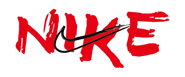 英文字母NIKE印花图案服装T恤裁片烫图印花花型素材