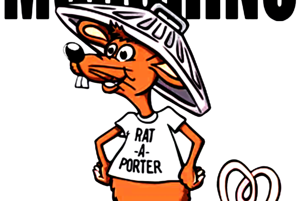 卡通老鼠MOSCHION印花图案服装T恤裁片烫图印花花型素材