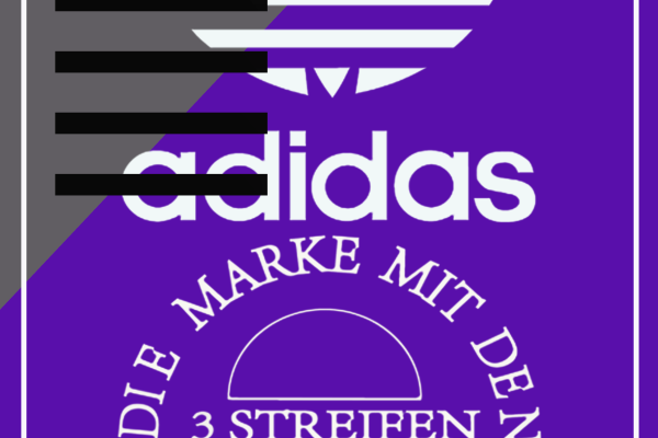 三叶草字母Adidas印花图案服装T恤裁片烫图印花花型素材